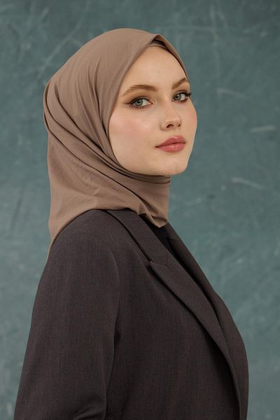 İpekhan Άνετο κασκόλ Milk Brown Color - 10001-25