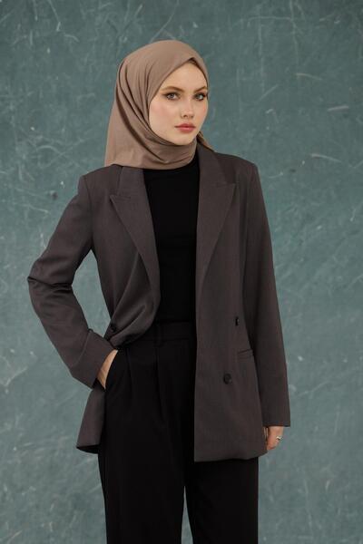 İpekhan Γάλα Καφέ Comfy None Κασκόλ - 10001-24