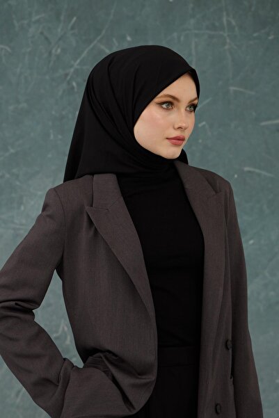 İpekhan Black Comfy No Scarf - 10001-22