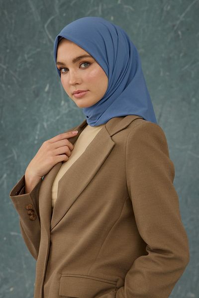 İpekhan Μπλε Comfy No Scarf - 10001-19