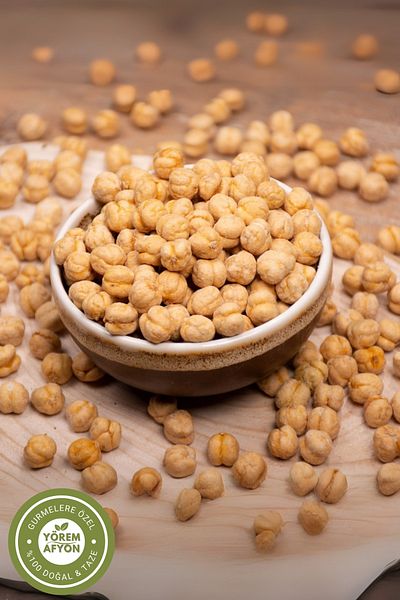 Gülçehre Gold Yellow Salted Double Roasted Large Size Yellow Chickpeas from the Famous Court |   800Gr.