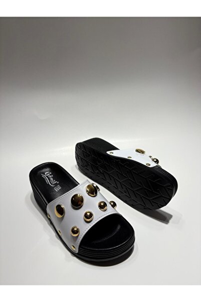 ÇAĞRI GERDAN KADIN TERLİĞİ TAŞLI YÜKSEK TOPUK