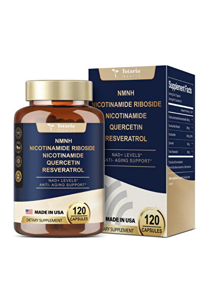 TOTARİA NMNH NMN Niacinamide Quercetin, Trans-Resveratrol, Support NAD+, Skin...