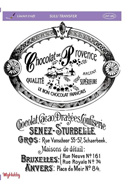 LİNEART Lineart Sulu Transfer LNT383 25x35cm, Dekopaj