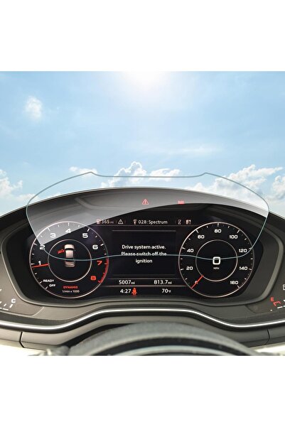 Mobilite لأودي Q8 2019-2024 نموذج عجلة القيادة الخلفية لوحة العدادات متوافق مع 9H نانو حامي الشاشة