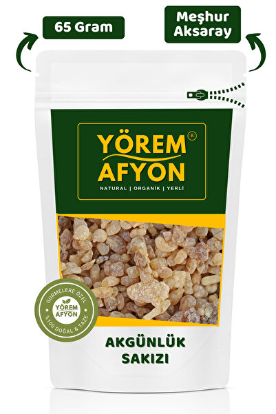 Gülçehre Yörem Afyon Doğal Mucize El Seçmesi Akgünlük Sakızı, Sığla Ağacı, Reçine {Boswellia Serrata} | 65gr