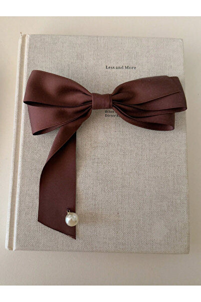 CSR AKSESUAR Satenska mašna za kosu sa detaljima od bisera