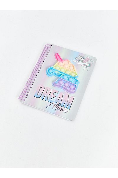 LC Waikiki Lcw Accessories Pop It Printed Wirebound Striped Notebook