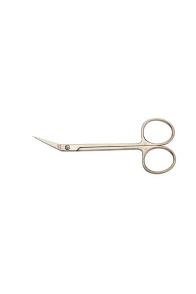 Easy Tedarik Rıza M-224 4.5 Inch/11.43 cm Nickel Plated Film Mounting and Negative Scissors