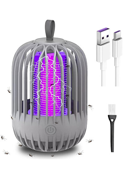 ESENLİWE 2 Modlu Sivrisinek Katili Lamba USB Şarj elektrik Çarpması Sivrisine...