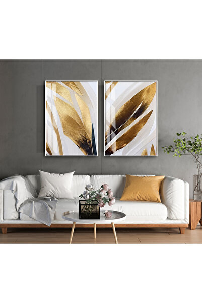 Harika bir ev HARİKABİREV | COMBINARE DE MODEL ABSTRACT CU FRUNZE, AURIU-GRAT...