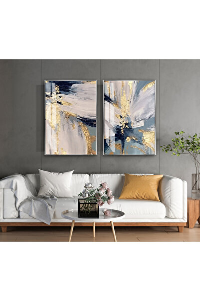 Harikabirev HARİKABİREV | COMBINĂ DE FLORI CU MODEL ABSTRACT MOALE AUR-ALBAST...