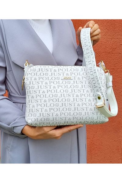 çantamgelsin JUST POLO FEMEI GEANT DE UMAR ȘI CROSSBODY CU 6 SECȚIUNI