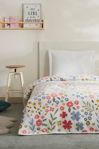 Karaca Home Karaca Home Young Flores Single Blanket