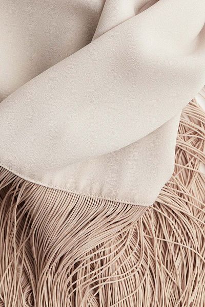 H&M Fringe-trimmed kaftan