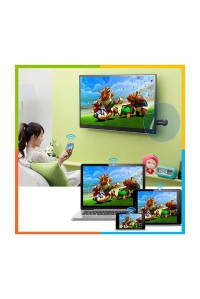 Miracast Chromecast 4k Çözünürlük Kablosuz Görüntü Ve Ses Aktarıcı