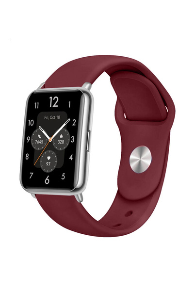 Nezih Case Huawei Watch Fit 2 Uyumlu A+ Kalite Klasik/spor Jel Silikon Kordon