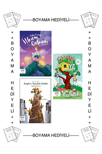 Cezve Çocuk Boyama Hediyeli İlham Çobanı Yeşil Kafalar 1 / Ormanı Yemek Yasak...