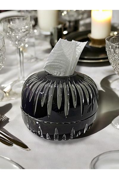 AYZ HOME Crystal Glass Handmade Design Napkin Holder / Invitation -Organization - Wedding - Engagement Napkin Holder