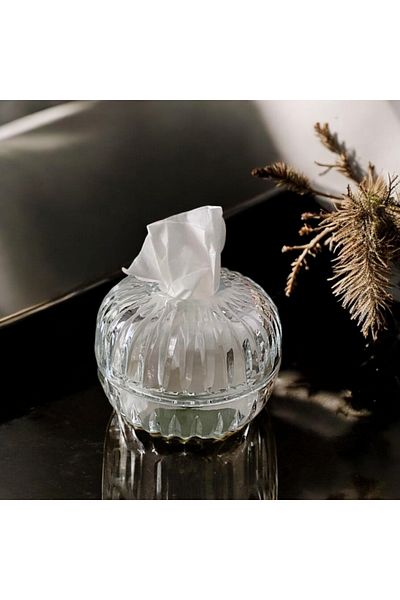 AYZ HOME Crystal Glass Handmade Design Napkin Holder/Invitation -Organization-Wedding -Engagement Napkin Holder