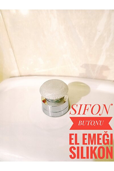 N NOXXO Klozet Rezervuar Basma Butonu Sifon Tuşu Sifon Düğmesi El Emeği Simli...