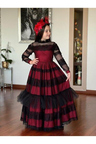 KOKOŞ BEBEK Taç Dahil Tül Detaylı Elbise | 3/12 Yaş Arası