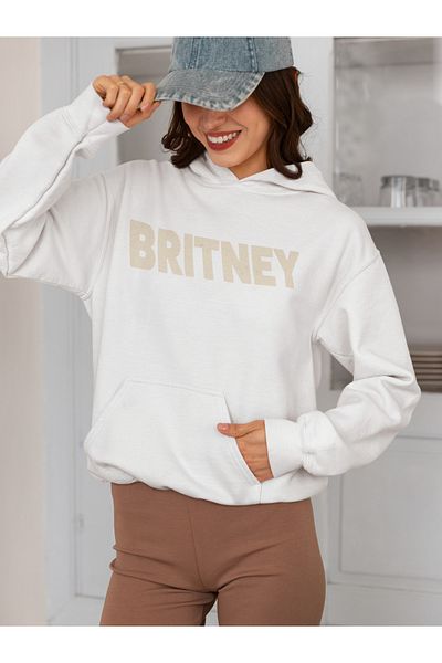 SEVBANO Design Magazine Cover Britney Spears Printed Unisex Oversize Singer Hoodie