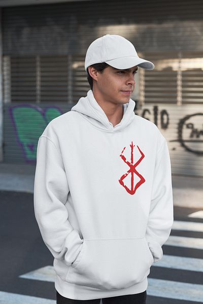 SEVBANO Berserk Printed Unisex Oversize Anime Series Hoodie