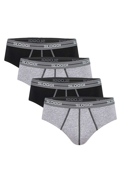 SLOGGI Herren Slips 4er Pack - Start midi C4P Box, Baumwolle