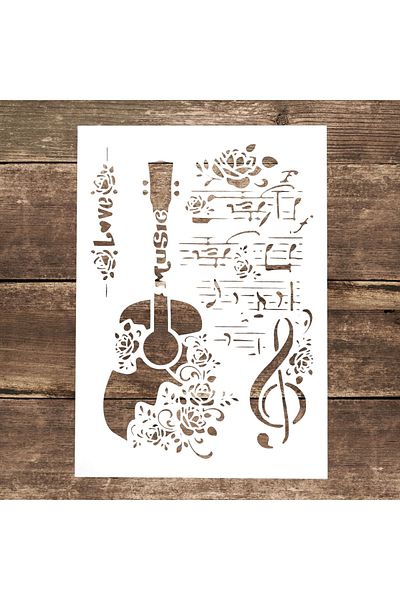 Choice A4 Size A4 Size Diy Craft Layering Guitar Stencil For Wall Painting Scrapbooking Stamping Album Dec