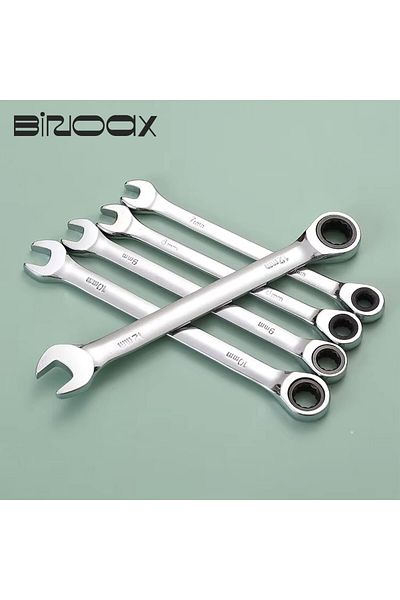 Choice 24mm 8-24mm Fix Head Ratcheting Wrench 72-tooth Ratchet Spanner Chrome Vanadium Steel For Auto Repa