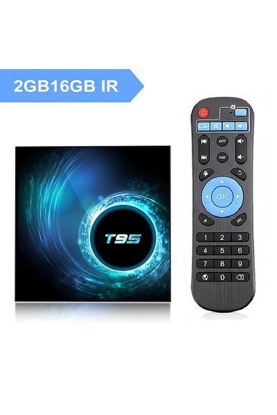 Choice Eu Plug 2gb16gb Ir 2024 Smart Tv Box T95 Android10 6k Allwinnerh616 Quadcore Cortex-a53 2gb4gb32gb6