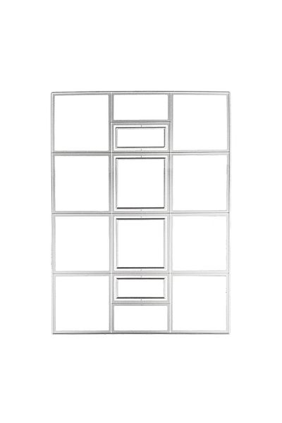 Choice Dc-3043 New Creative Rectangular Frame Craft Embossing Mold Metal Cutting Dies For Diy Decorative Sc