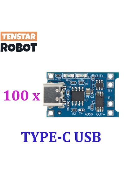 Choice 100pcs Type-c Tp4056 Protection Dual Functions 5v 1a Micro Usb 18650 Lithium Battery Charging Board