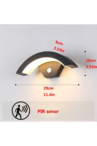 Choice Pir Sensor Intelligent Induction Wall Lamp Waterproof Porch Wall Light Outdoor Pir Motion Sensor Lam