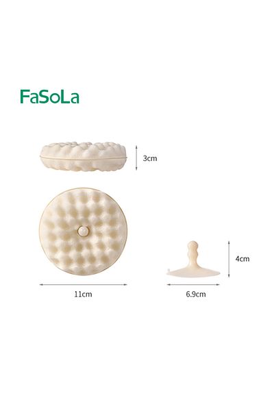 Choice FaSoLa 2PCS Double-side Suction Cup Sponge Wipe Detachable Soft Kitchen Cleaning Brush Dishes Bru...