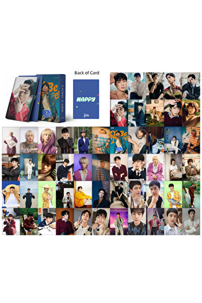 Choice 55 قطعة-jin HAPPY 55 قطعة/مجموعة بطاقات لومو ألبوم Kpop الجديد HAPPY ب...