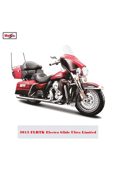 Maisto دراجة نارية هارلي Electra Glide 2013 بمقياس 1:12، دراجة نارية Electra Glide Ultra Limited Die Cast بمقياس 2013 Flhtk