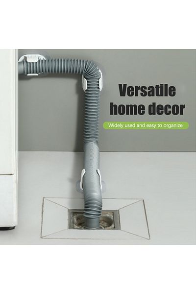 Choice Washing Machine Drain Pipe Holder Self-adhesive Non-punching Household Drum Washing Machine Outle...