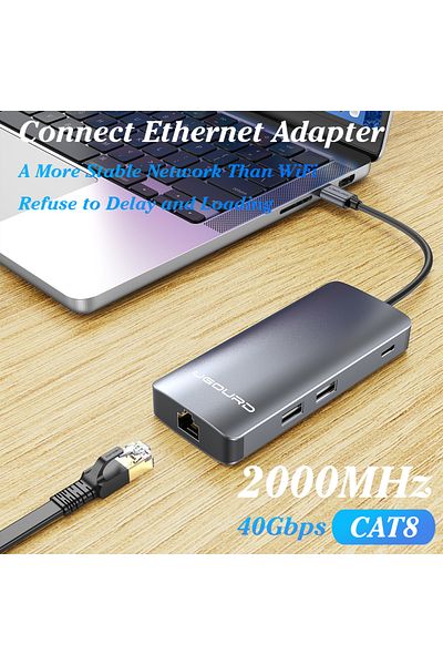 Choice كابل إيثرنت Rj45 Cat 8 كابل شبكة LAN Cat8 مسطح 40 جيجابت في الثانية 2000 ميجا هرتز لجهاز التوجيه Ps4 PC L...
