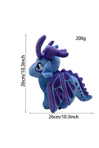 SHXI Purple Wings Of Fire Plush Toys Dragon Soft Stuffed Animal Doll Cute Companion Special Gift For Kids