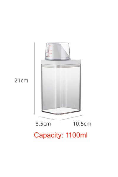 Choice 1100ml Airtight Food Storage Containers Plastic Organizer Box Cereal Dispenser Grain Storage Tank Wi