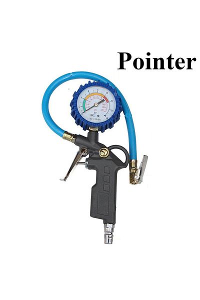EAFC Pointer Car Tyre Air Pressure Gauge Tire Inflator Tire Pressure Pneumatic Tool Gauge Compressor