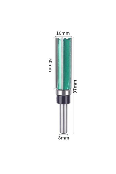 Choice 8x16x50 1pcs Four Blades Router Bit 8mm Shank Router Bit Trimming Woodworking Milling Cutter Totally