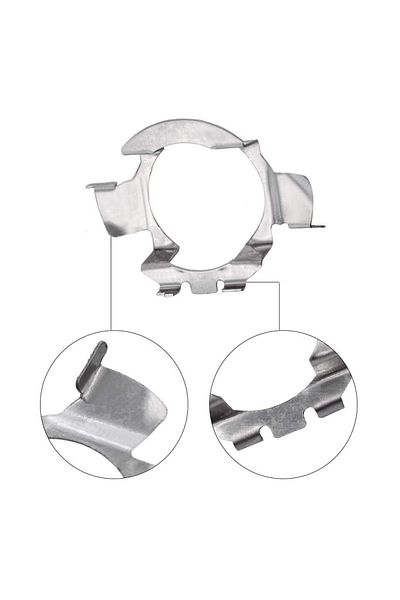 Choice 2Pcs H7 LED Headlight Bulb Base Holder Adapter Socket Retainer Qashqai Carnival Headlamp deck for...