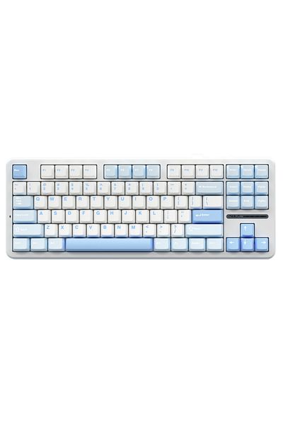 Choice Graywood V3 Switch Sea Salt Blue Aula F87 Pro Gasket Gaming Mechanical Keyboard 75% Tkl Layout Wirel
