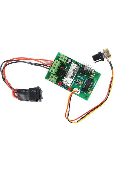 Choice 120w 1pc Upgraded Adjustable Dc Motor Speed Pwm Controller 10v 12v 24v 30v Reversing Switch 120w