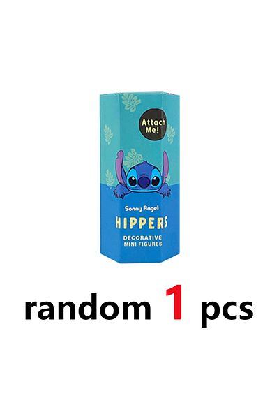 Choice Random 1 Pcs Disney Stitch Lie Prone Series Box Car Phone Toy Doll Decoration Stitch Mysterious Box