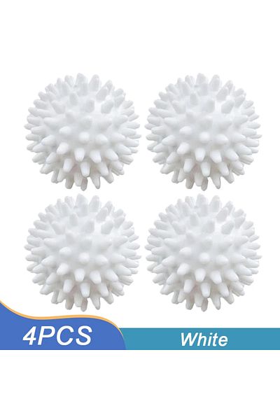 Choice 4pcs 4pcs Pvc Dryer Ball Reusable Laundry Ball Washing Machine Drying Fabric Softener Ball For Home
