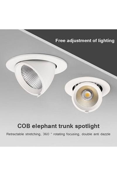 Choice 7w Warm White Recessed Led Downlight 7w Cob Spot Lights Led 12w 18w Ceiling Lamps 220v 110v Led Spot